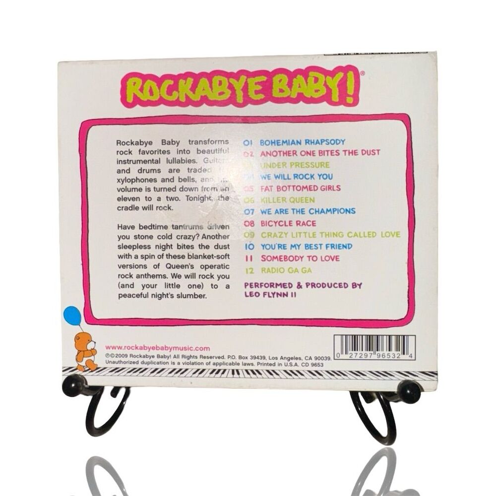 Rockabye Baby! Lullaby Renditions of Queen CD Children's Music Album - Picture 2 of 4